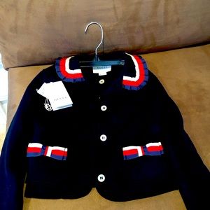 EUC! Like new! Gucci girls Sz 6 jacket and skirt